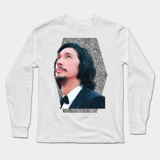 Adam Driver Portrait MTFBWY Long Sleeve T-Shirt